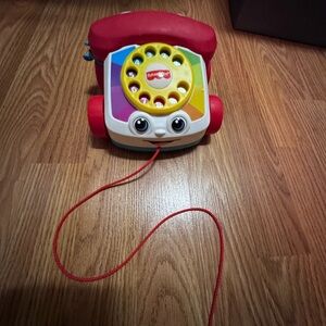 Fisher-Price Colorful Chatter Phone - Red and Yellow